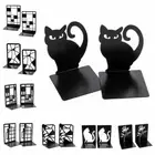 Geometry Bracket Book Support Creative Metal Bookends Desk Decorative