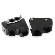 Aeroflow Billet Oil Cooler Adapter, AF64-2084BLK