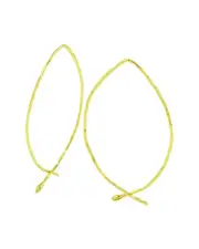 ADORNIA 14K Over Silver Threader Earrings