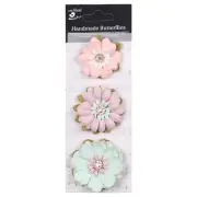 Little Birdie Jeremy Paper Flowers 3/Pkg-Fairy Garden - 6 Pack
