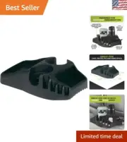 Go Gear Black Efficiency Console - Ultimate Vehicle Organizer with 2 Cup Holders