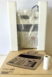 Royal 770 HD EZ Vue Desktop 12 Digit Electronic Calculating Machine Memory Print