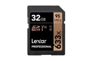 Lexar Professional 32GB SDHC 95MB/s SD Camera Memory TF Card 4K Video DSLR