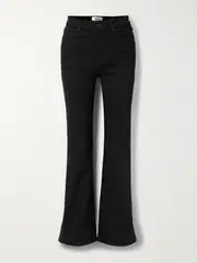[FRAME] FRAME - The Arrow High-rise Bootcut Jeans - Black - 28 28 Black