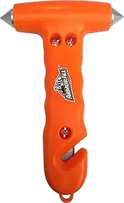 Armor All Emergency Window Hammer / Glass Breaker With Seatbelt Cutter Auto Safety Escape Rescue Tool Punch