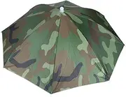 [CDQL] Foldable Umbrella Hat Fishing Sun Hat for Outdoor Sports Head Umbrella Hats,Elastic Headband Sun Rain Umbrella Hat Cap for Outdoor Party Beach Hiking Fishing And Gardening