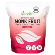 Durelife Monk Fruit Sweetener, White Sugar Substitute, Classic White - 1 lb