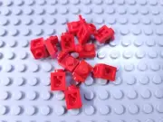LEGO New Lot of 12 Red 1x1x2/3 Mini Bracket Pieces