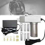 Dreadlock Machine, Effortlessly Create Perfect Dreads with 20 Needles, Twisting and Braiding Tool for Locs, Electric Handheld Device in 6/8/10/12/14/16mm Sizes