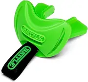 Battle Sports Speedtab F7 Football Mouthguard, No Boiling Required, Braces Compatible, Pull Tab Design (Neon Green)