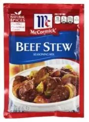 McCormick Beef Stew Seasoning Mix 1.5 Ounce Packet