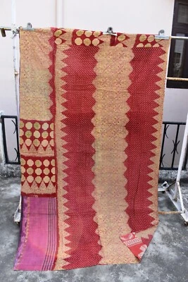 Vintage Kantha Quilts, Cotton Throw Blanket, Cotton Kantha Blanket, Gift For Her