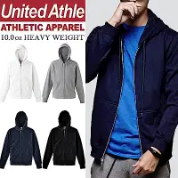 在飛比找Yahoo奇摩購物中心優惠-日本United Athle素面連帽外套 ZIP JACKE