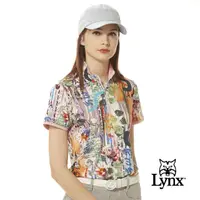 在飛比找momo購物網優惠-【Lynx Golf】女款歐洲進口布料柔軟舒適假兩件袖口設計