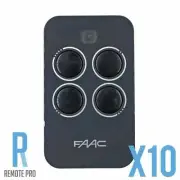 10 x FAAC Genuine 4B Garage/Gate Remote XT2/XT4/TE4433H/787456 740 741 402