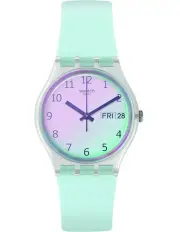[Swatch] Ultraciel Light Blue Silicone Quartz Watch