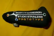 SCOTTY CAMERON TITLEIST 2003 PROTOTYPE PUTTER COVER HEADCOVER BLACK SUEDE W TOOL