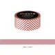 MARK'S Masté Masking Tape 和紙膠帶/ 栗紅色/ Chevron/ 1入 誠品