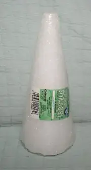 OASIS Styrofoam Floral Foam Cone White 4 X 9" Craft NEW Fast Shipping