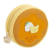 在飛比找momo購物網優惠-【San-X】拉拉熊 甜點樂園系列 鬆餅造型圓形零錢包(生活