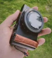 Handmade Solid Wood Wooden Handgrip Holder Handle Grip for Panasonic LX10 Camera