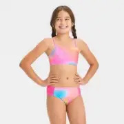 Cat & Jack Girls' Rainbow Sparkle Rash Guard Top Only