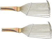 2Pcs Durable Sheep Wool Combs Lightweight Pet Hair Rakes for Dogs Cats Farm Supplies for Animal Grooming for Cattle and Sheep Care Sturdy Design