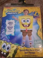 Spongebob Squarepants Halloween Costume, Child Small(4-6)