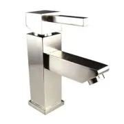 Fresca FFT1030 Bevera 1.2 GPM 1 Hole Bathroom Faucet - Nickel