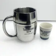Tullamore D.E.W. Irish Whiskey Mule Mug and Ceramic Shot Glass Set (New)
