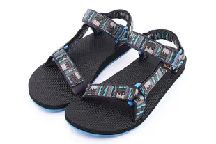 =CodE= TEVA ORIGINAL UNIVERSAL SANDALS 圖騰經典緹花織帶水陸涼鞋(黑藍灰)沙灘.男