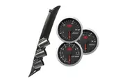 3 Gauge Pillar Pod for Navara D22 1997-2014 w/ SAAS Boost Exhaust Volt Gauges