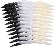 Beatifufu Nail Art Display Rack 20 Panels Plastic Press-on Nail Manicure Tool Stand