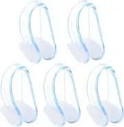 Swim Cap Ear Protection Professional Nose Plugs Set of 5 Nose Clamps for Divers Swimmers