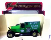 KKar Matchbox - 1986 Yesteryears - Y-5 * 1927 Talbot Van - Green - Lyle's Syrup