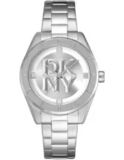 [DKNY] Chambers Midi 34mm Watch in Silver