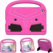 [Nexue] Case for Samsung Galaxy Tab A9+/ A9 Plus 11 Inch 2023 (SM-X210/X216/X218),Kids Handle Stand Rugged Case EVA Foam Carrying Case Heavy Duty Protective Cover,Rose Red