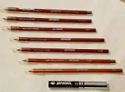 Jordana Makeup Lip Liner and Gloss Set - 7 Full Sticks + 1 Sheer Gloss Brownie