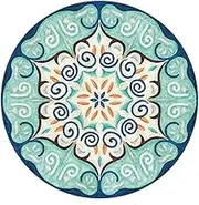 Round Carpets Style Bedroom Carpet Retro Living Room Rugs Large Area Cloakroom Rug Washable Non-Slip Floor Mats,16,180X180cm
