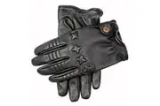 The Suited Racer x Dents Mens Cashmere Lined Leather Driving Gloves - Black