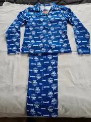 North Melbourne Kangaroos AFL AF9041S W20 Ladies Flannel Pyjama Set Size 10