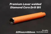 Premium Laser welded Diamond Core Drill Bit 229mm x 450mm 1-1/4" NUC