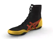 asics Boxing Wrestling Shoes Black × Yellow Red Line 1081A001 NEW EX-EO TWR900