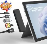 Surface Pro 9/Pro X Docking Station, 4K HDMI, USB-C Thunderbolt 4 (Display + Dat