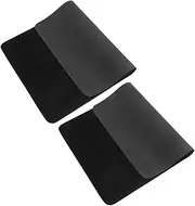 JOINPAYA 2pcs Mat Game Poker Gimmick Prop Trading Card Mat Party Gimmick Prop Poker Magician Pad Cloth Black