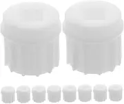TEHAUX Meat Grinder Accessories Set 10pcs Replacement Parts Pusher Tool Mounting Sausage Making Supplies Food Processor Attachment