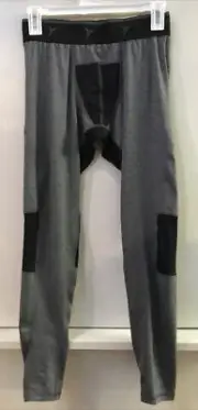 Old Navy Activewear Leggings Mens S Gray Go Dry Base Layer Pull On NWT