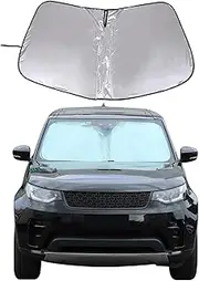Windshield Sunshade Fit for Land Rover Discovery 5 LR5 2017-2024, Folding Car Sun Shade for Front Window, Auto Sun Protection Visors Blocks UV Rays and Keeps Vehicle Cool (for Discovery 5 LR5)