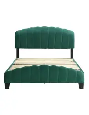[IHOMDEC] Shell-Style Double Size Bed Frame in Green