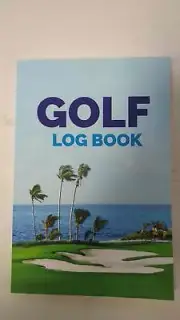 Blank Golf Log Book, for scorekeeping